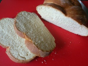 Slices of home made bread